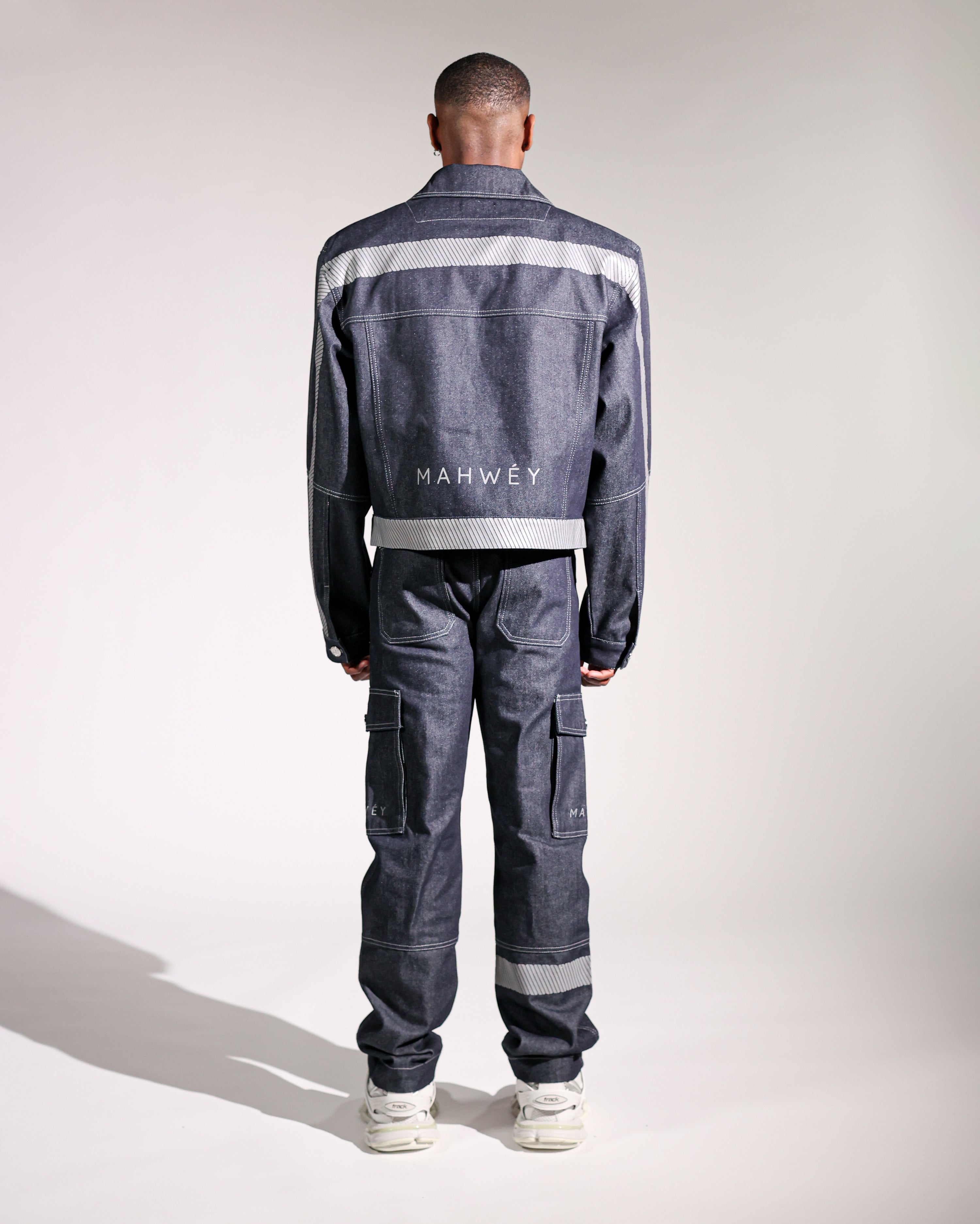 Oversized denim jacket men