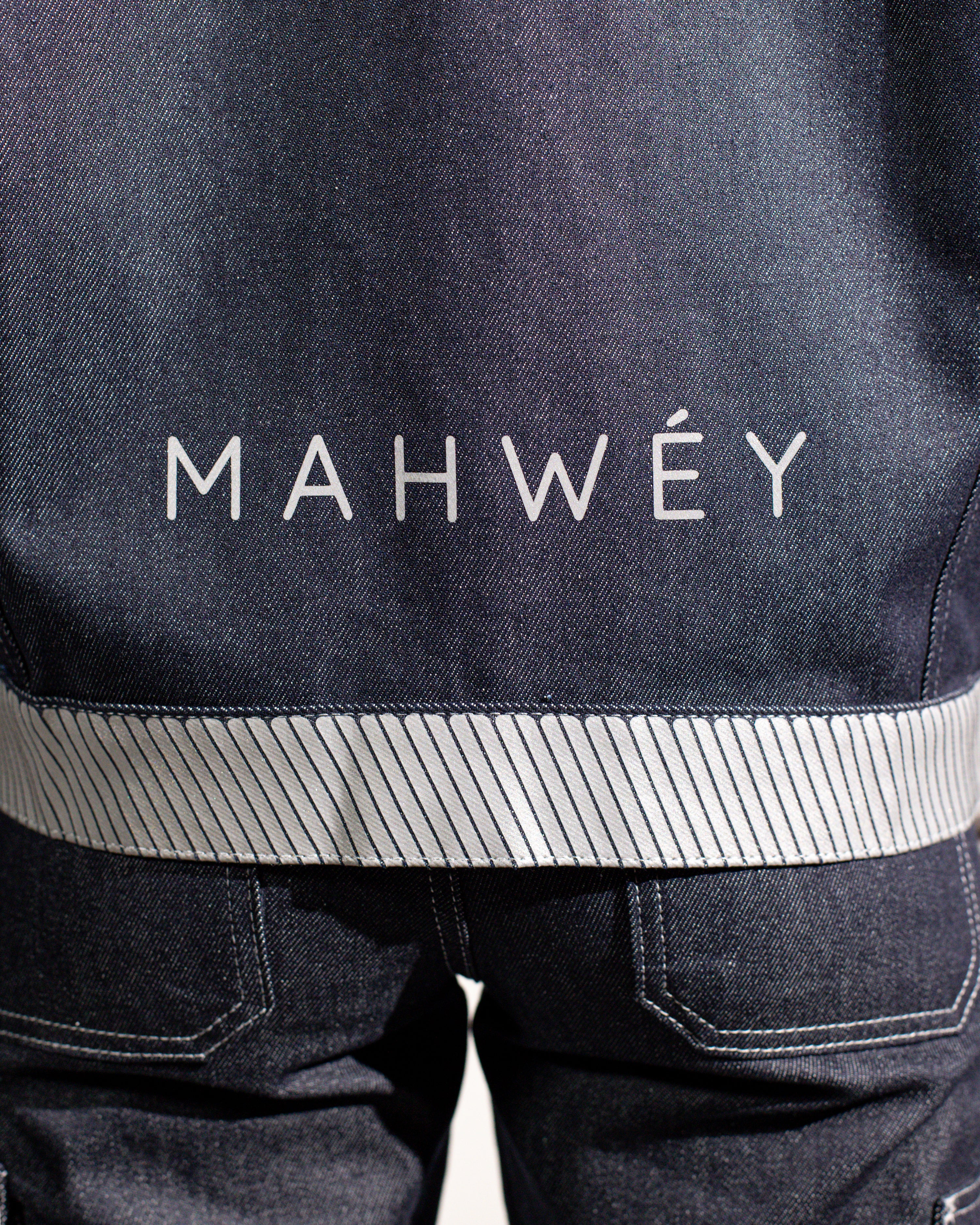 oversized raw denimwear MAHWÉY