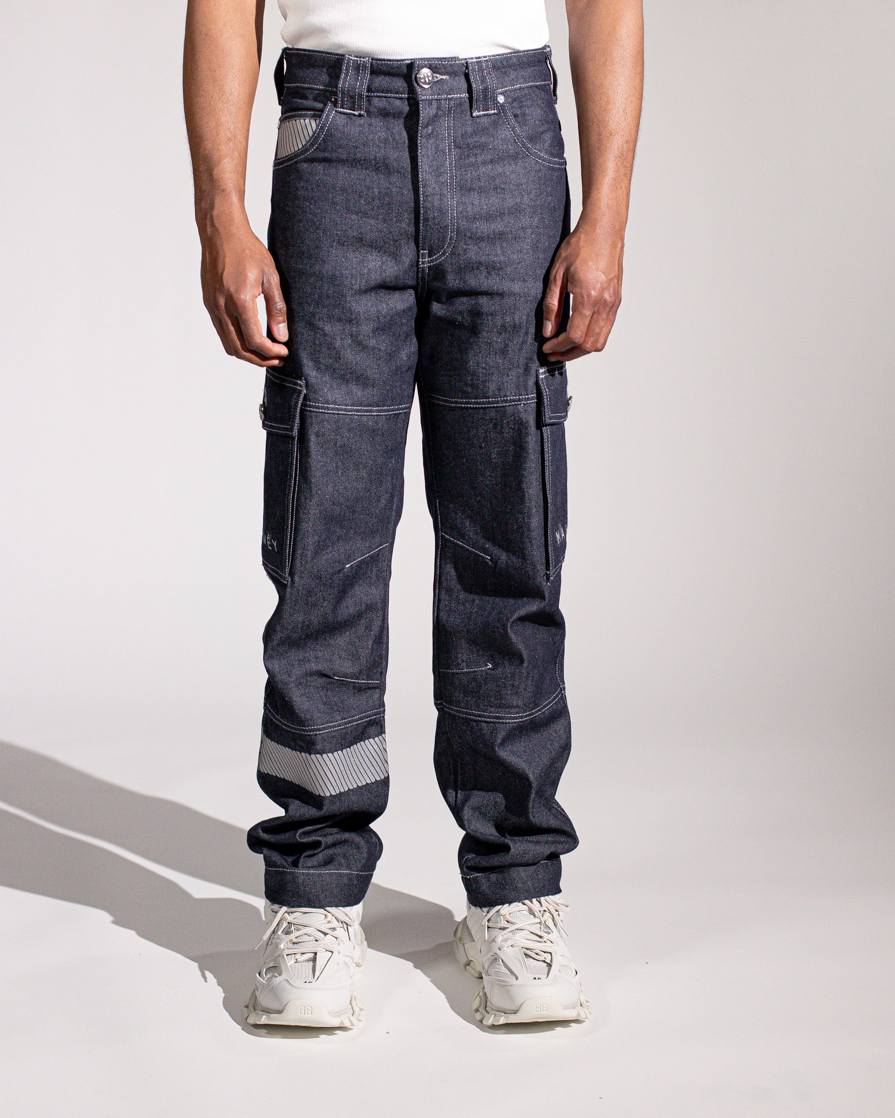 Loose denim jeans men