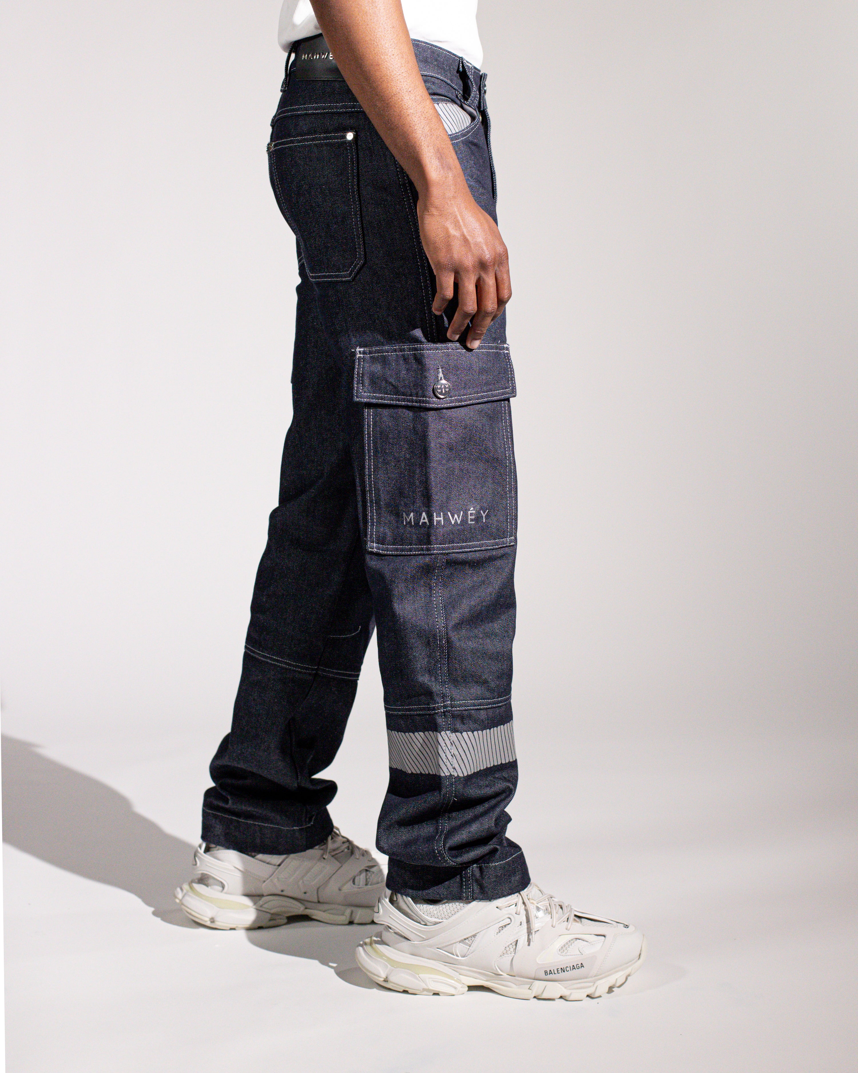 Loose jeans men denim